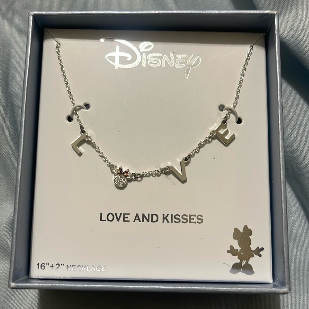 Sterling Silver 16” Disney Necklace